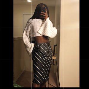 The limited silk skirt